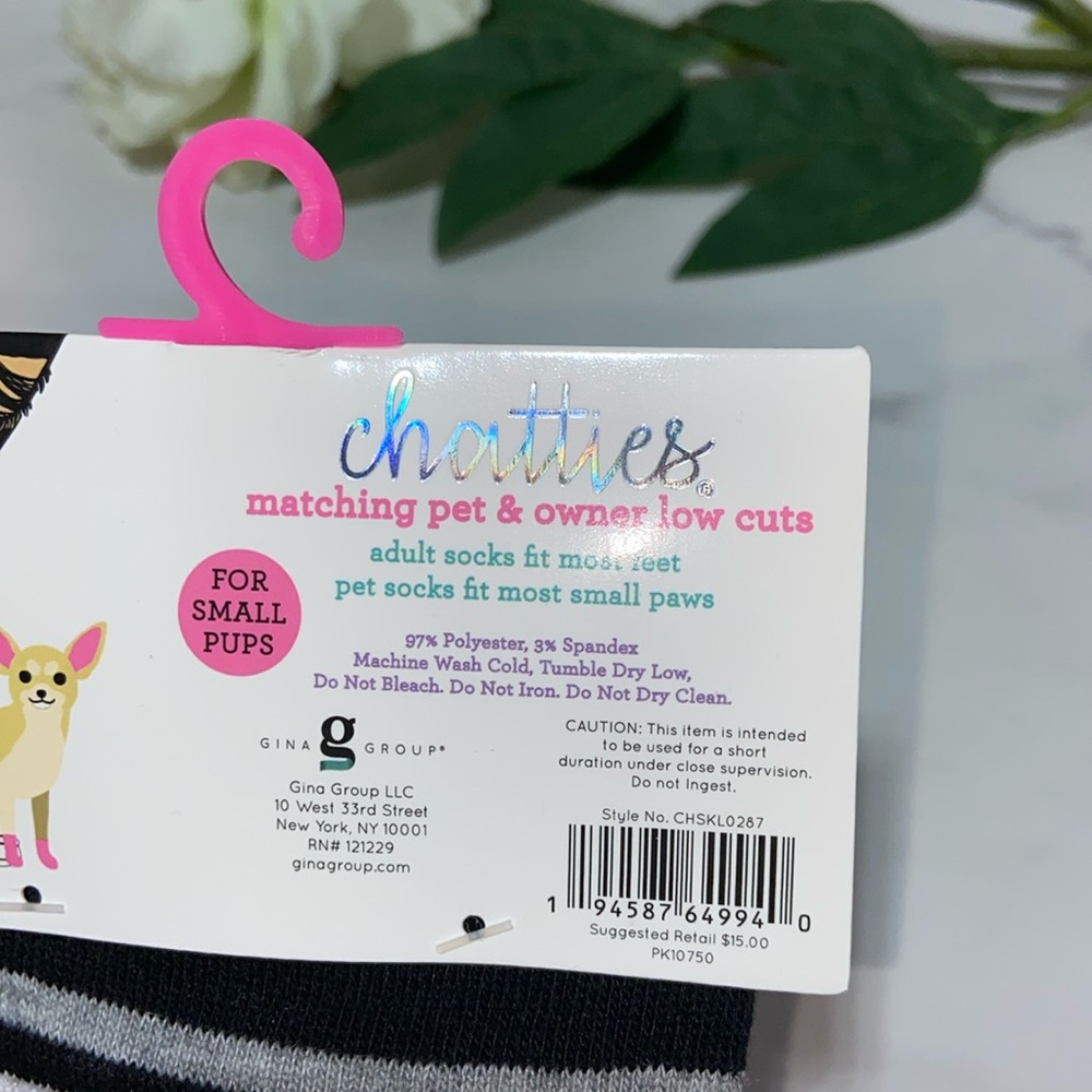 Chatties Matching Pet & Owner Sock Set, Small Pet - Picture 9 of 15